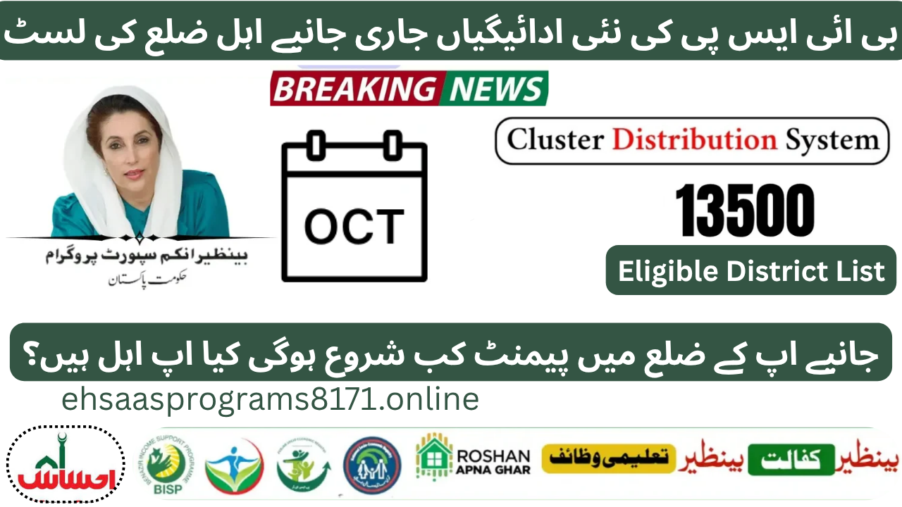 BISP 8171 Payments for October 2025