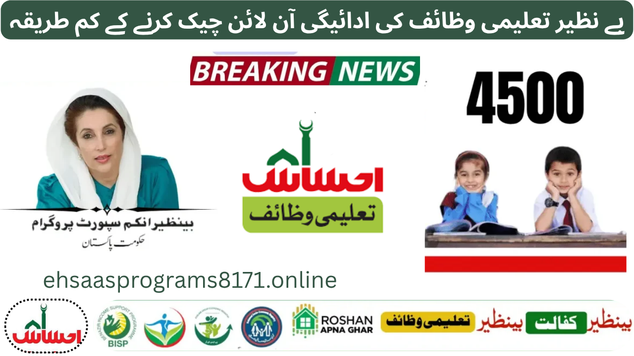 Benazir Taleemi Wazaif Payment Check